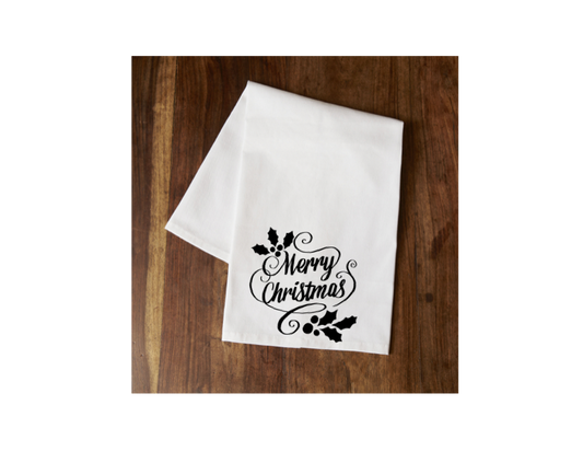 "Merry Christmas" Tea Towel