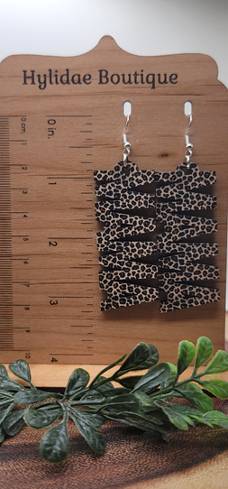 MAMA Leopard Dangle Earrings