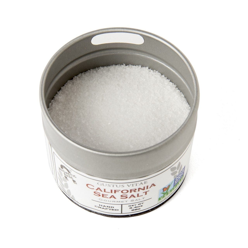 Celebration Sea Salt | All American Salts For Summer | 6 Magnetic Tins | Gustus Vitae