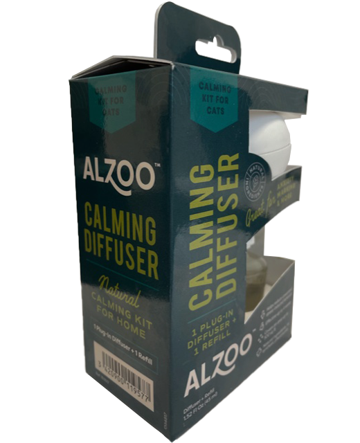 ALZOO Plant-Based Calming Plug-in Diffuser Kit - Cat