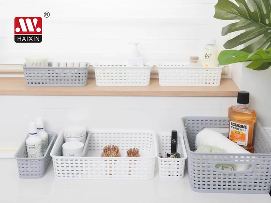 Organizer Storage Wicker Plastic Woven Baskets