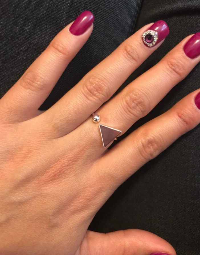 Adjustable Triangle Ring