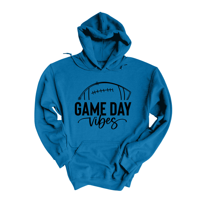 Pink Box Football Game Day Vibes Cotton Blend Sweater Hoodies