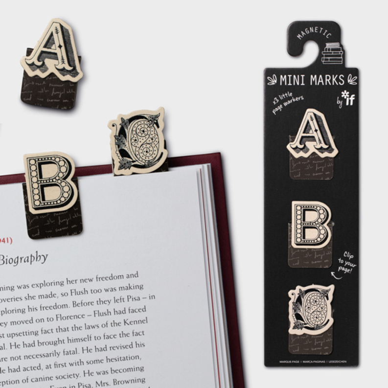 Mini-Marks Magnetic Bookmarks