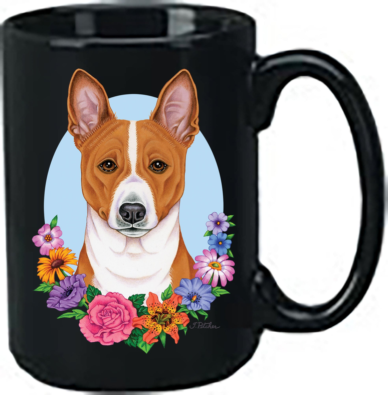 Basenji - Best of Breed Ceramic 15oz Coffee Black Mug