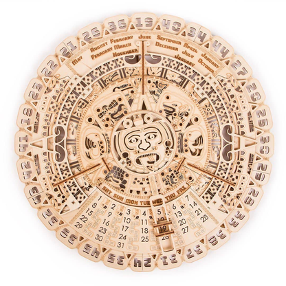 Wood Trick Maya Calendar Wooden 3D Mechanical Model Kit