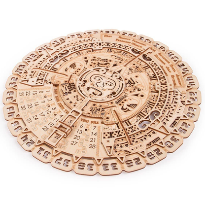 Wood Trick Maya Calendar Wooden 3D Mechanical Model Kit