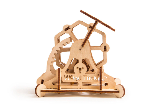 Wood Trick Wheel of Fortune Wooden 3D Mechanical Model Kit