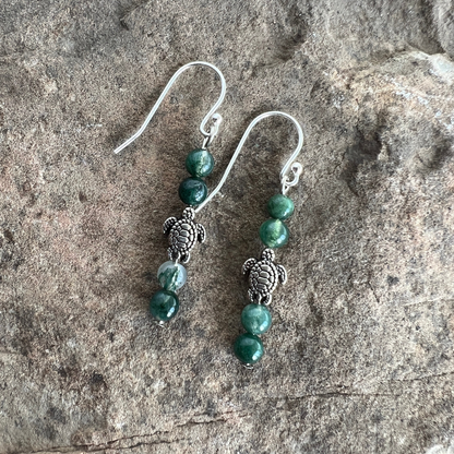 Turtle Charm Earrings