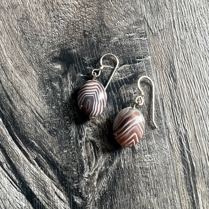 Botswana Agate Earrings