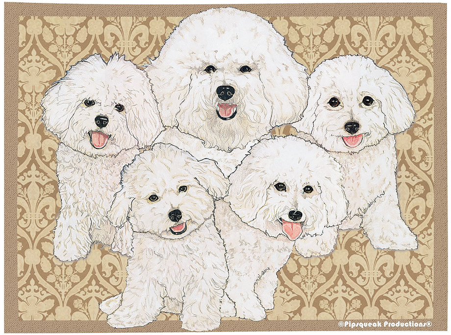 Bichon Frise - Best of Breed Dog Breed Fleece Blanket