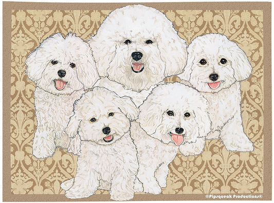 Bichon Frise - Best of Breed Dog Breed Fleece Blanket