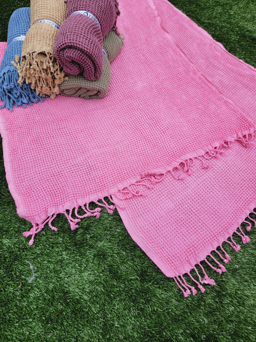 Beach Towel, Bath towel, Turkish Towel Premium Cotton PINK