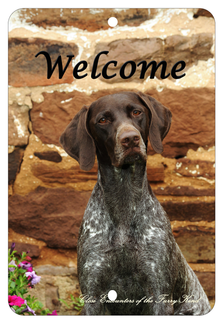 German Shorthair Pointer - Best of Breed  Indoor/Outdoor Aluminum Sign