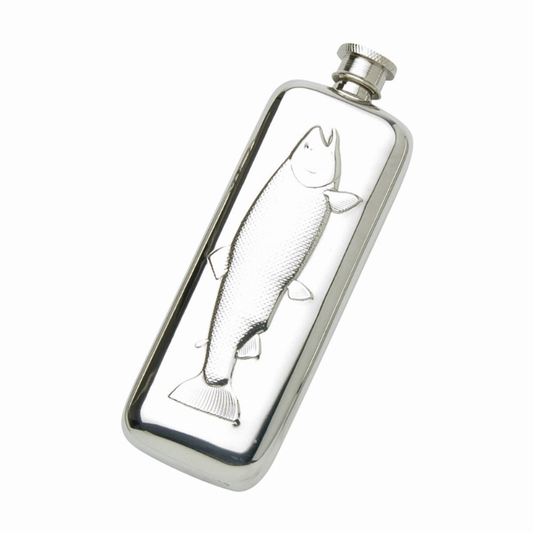 Fish Boot Flask 3oz English Pewter