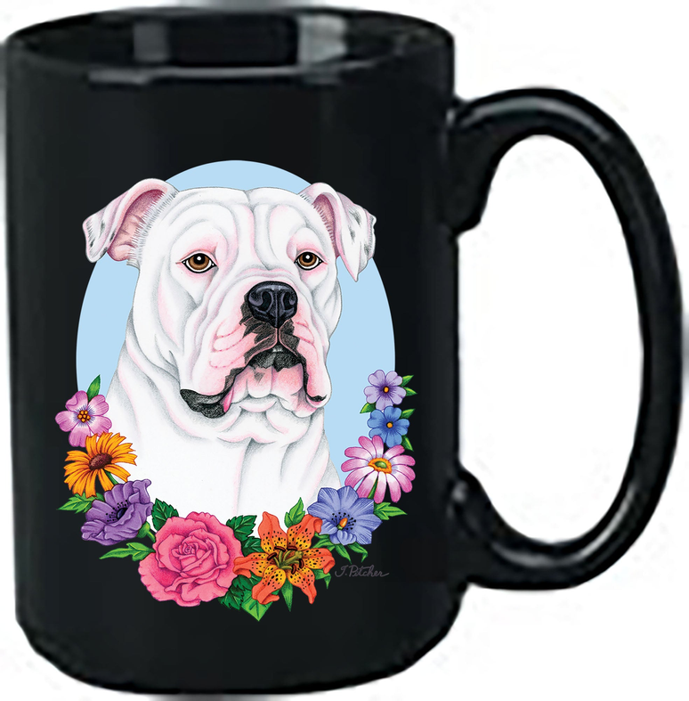 American Bulldog - Best of Breed Ceramic 15oz Coffee Black Mug