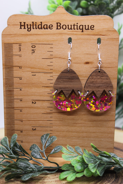 Confetti Easter Egg Drop Earrings