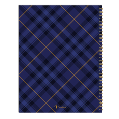 July 2024 - June 2025 Royal Tartan Large Weekly Monthly Planner