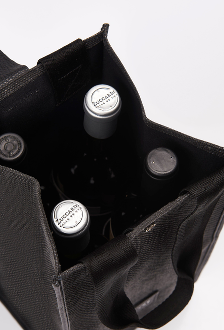 Canvas Wine Bag Four Bottles