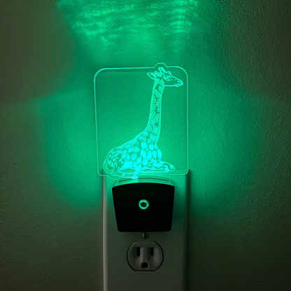 Giraffe Nightlight | Safari Wildlife Plug In LED Night Light