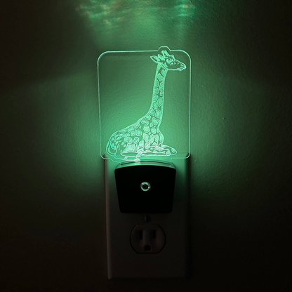 Giraffe Nightlight | Safari Wildlife Plug In LED Night Light