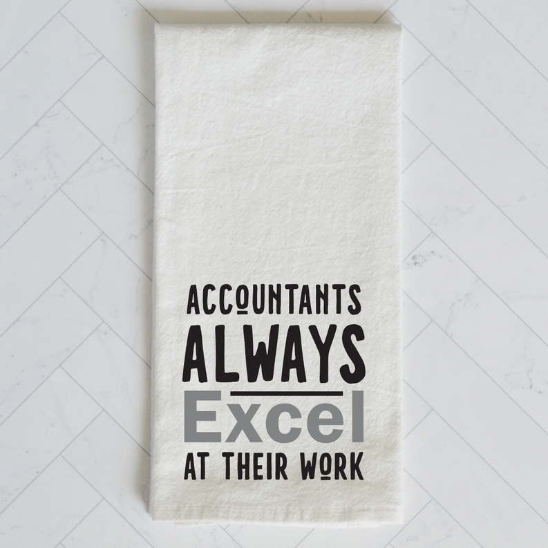 Accountants Excel Kitchen Towel