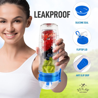 Portable Water Bottle with Fruit Infuser