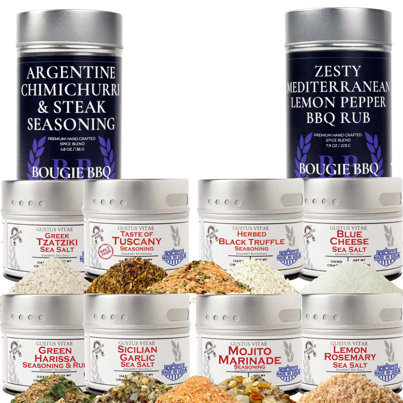 Chuck's Picks | 10 Pack Collection | Authentic Gourmet Seasonings and Spice Blends