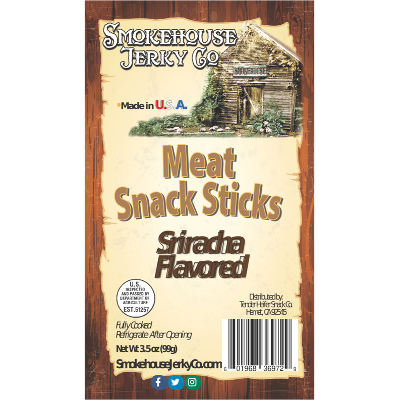 Sriracha Flavored Meat Snack Stick