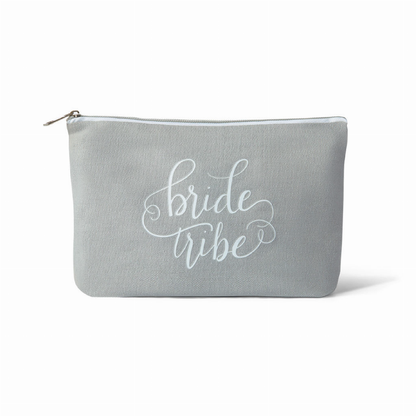 Bride/Bridesmaid Makeup Bag in Canvas