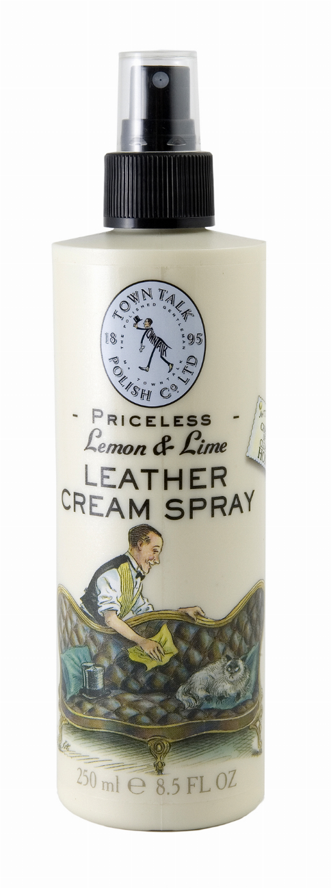 Town Talk Lemon & Lime Leather Cream Silver Spray 8.5 fl oz.