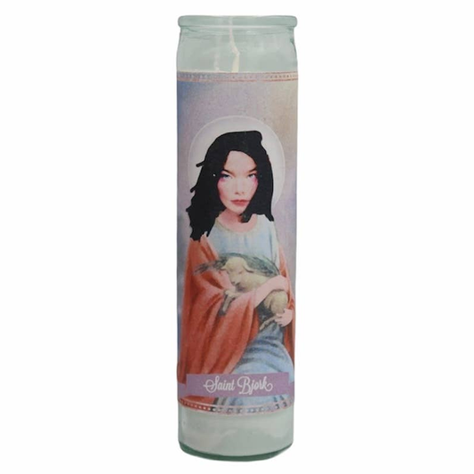 Bjork Devotional Prayer Saint Candle