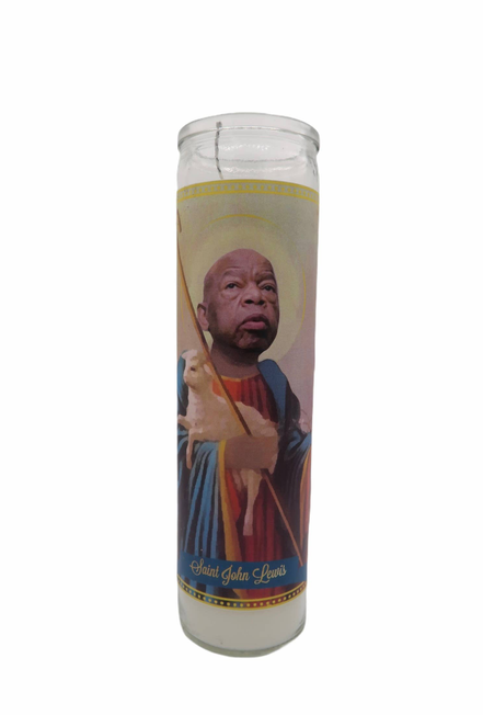 John Lewis Devotional Prayer Saint Candle