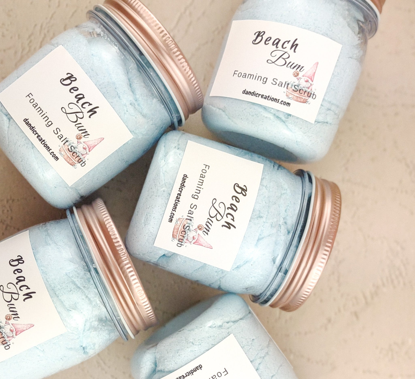 Beach Bum foaming salt scrub