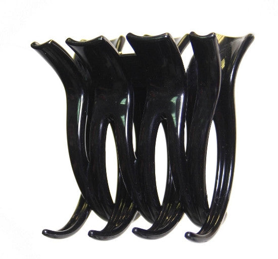 3X Large Corn Hair Claw Black