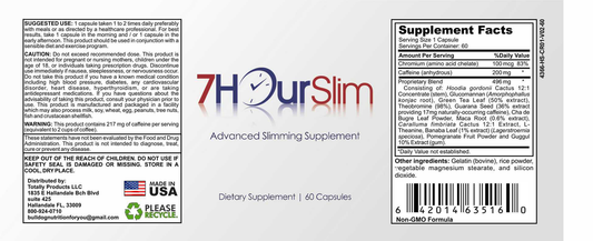 7Hour Slim Weight Loss and Calorie Burner (60 capsules)