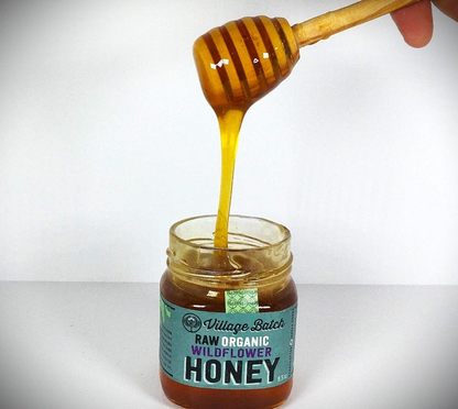 Raw Organic Wildflower Honey