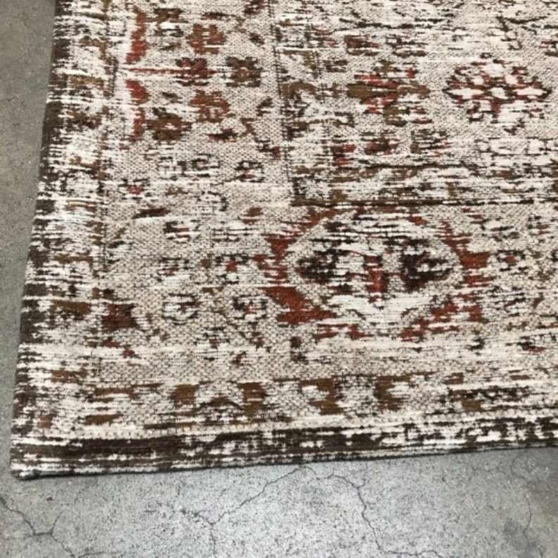 Oakton Jacquard Chenille Distressed Tapestry Area Rug