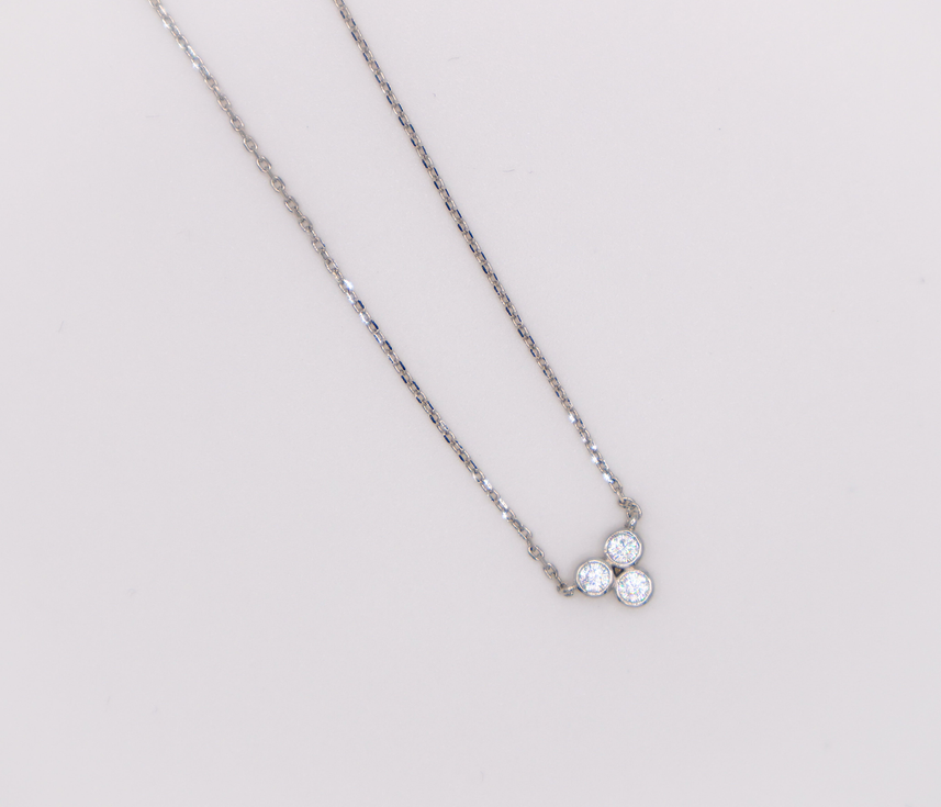 Trinity Diamond Sparkle Necklace