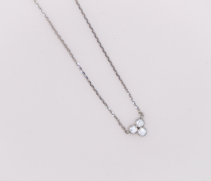 Trinity Diamond Sparkle Necklace