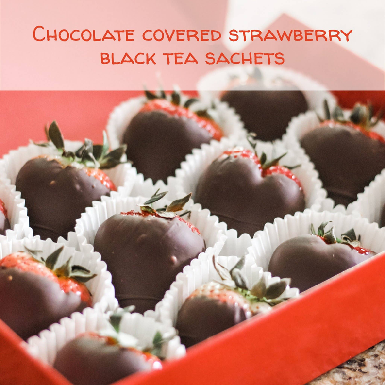 Chocolate Covered Strawberries Black Tea, 15 Sachets