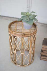 Cane Accent Table