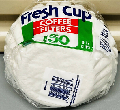 1 PACK : FRESH CUP coffee filters, 150 Filters