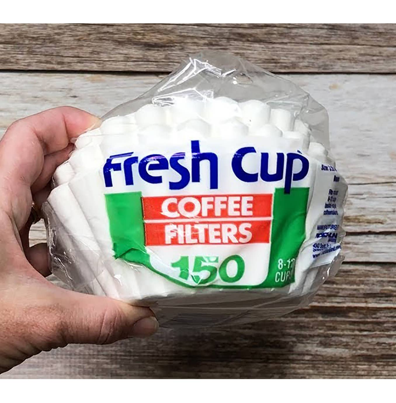 1 PACK : FRESH CUP coffee filters, 150 Filters