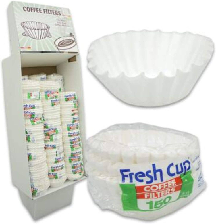 Fresh Cup Paper Coffee Filters 150ct, 8-12 Cup