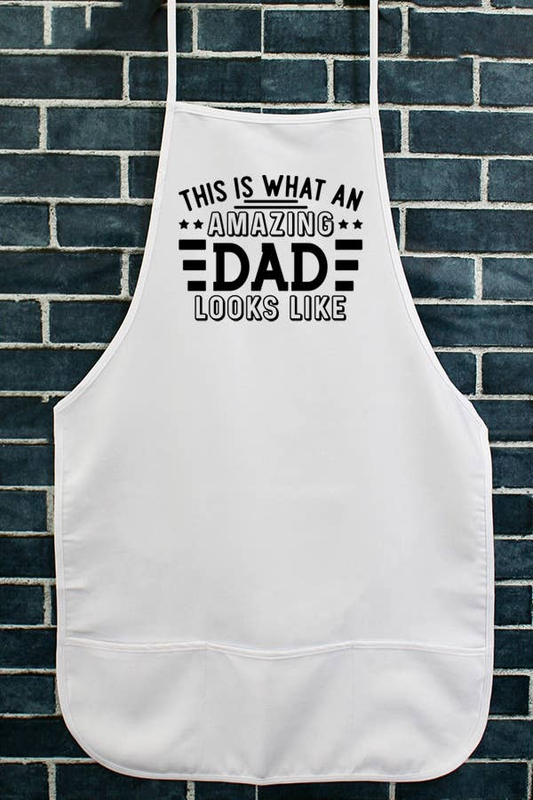 What an Amazing Dad Looks Like Cooking Apron 31721