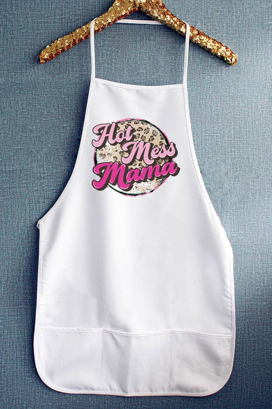 Hot Mess Mama Kitchen Graphic Apron 70622