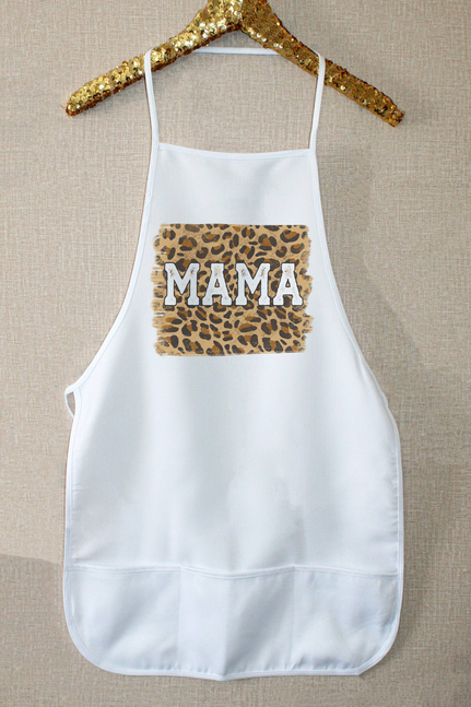 Leopard Mama Block Kitchen Graphic Apron 20421