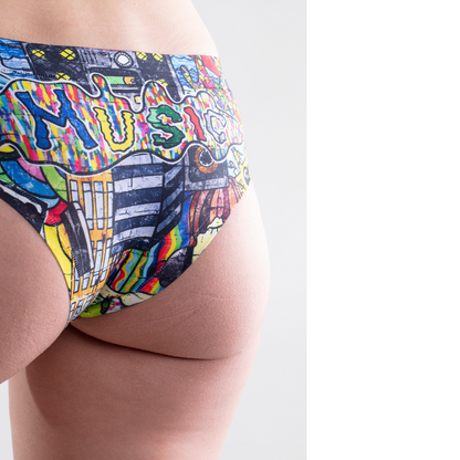 mememe GRAFFITI Pug PANTY for Women