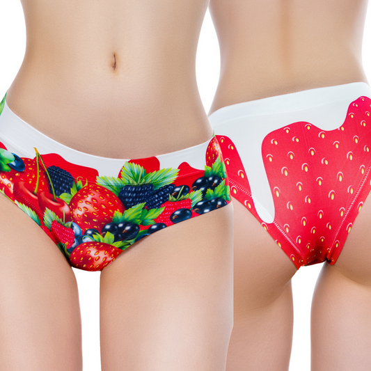 mememe SUMMER FRUITS Berry Yogurt PANTY for Women